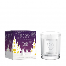 Ароматическая свеча «Волшебная ночь» BAGO home «Новогодняя коллекция» 132 гр.