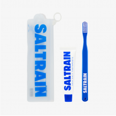  Дорожный набор синий SALTRAIN Travel Kit Blue (Зубная паста Gray Salt 30g и зубная щетка).