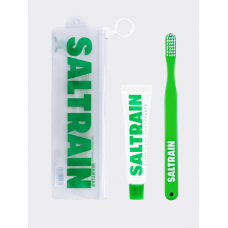 Дорожный набор зеленый SALTRAIN Travel Kit Green (Зубная паста Tiger Leaf 30g и зубная щетка).