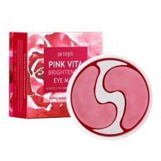 Тканевые патчи Petitfee Pink Vita Brightening Eye Mask 60 шт. 